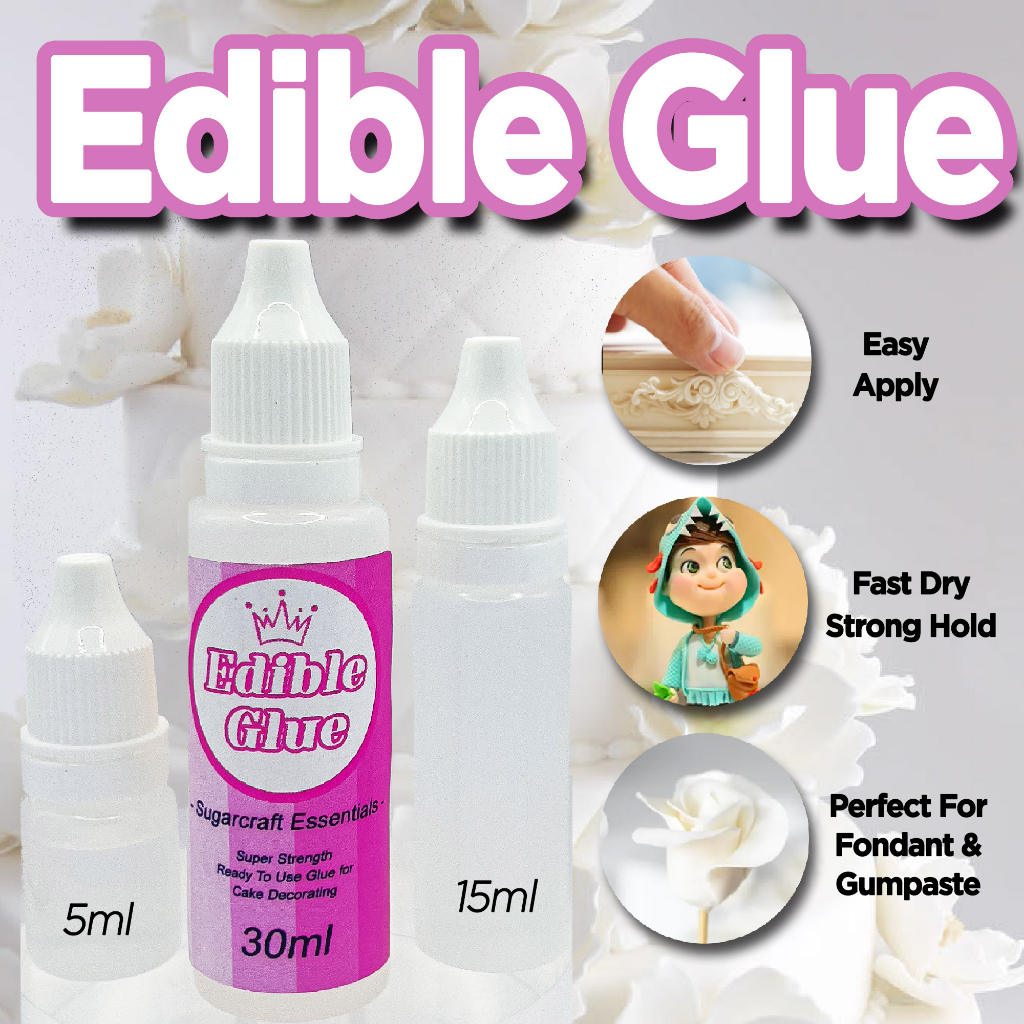 Edible Glue Fondant Glue Fondant Gum Nontoxic Craft Glue DIY Food Safe Edible Adhesive Glue
