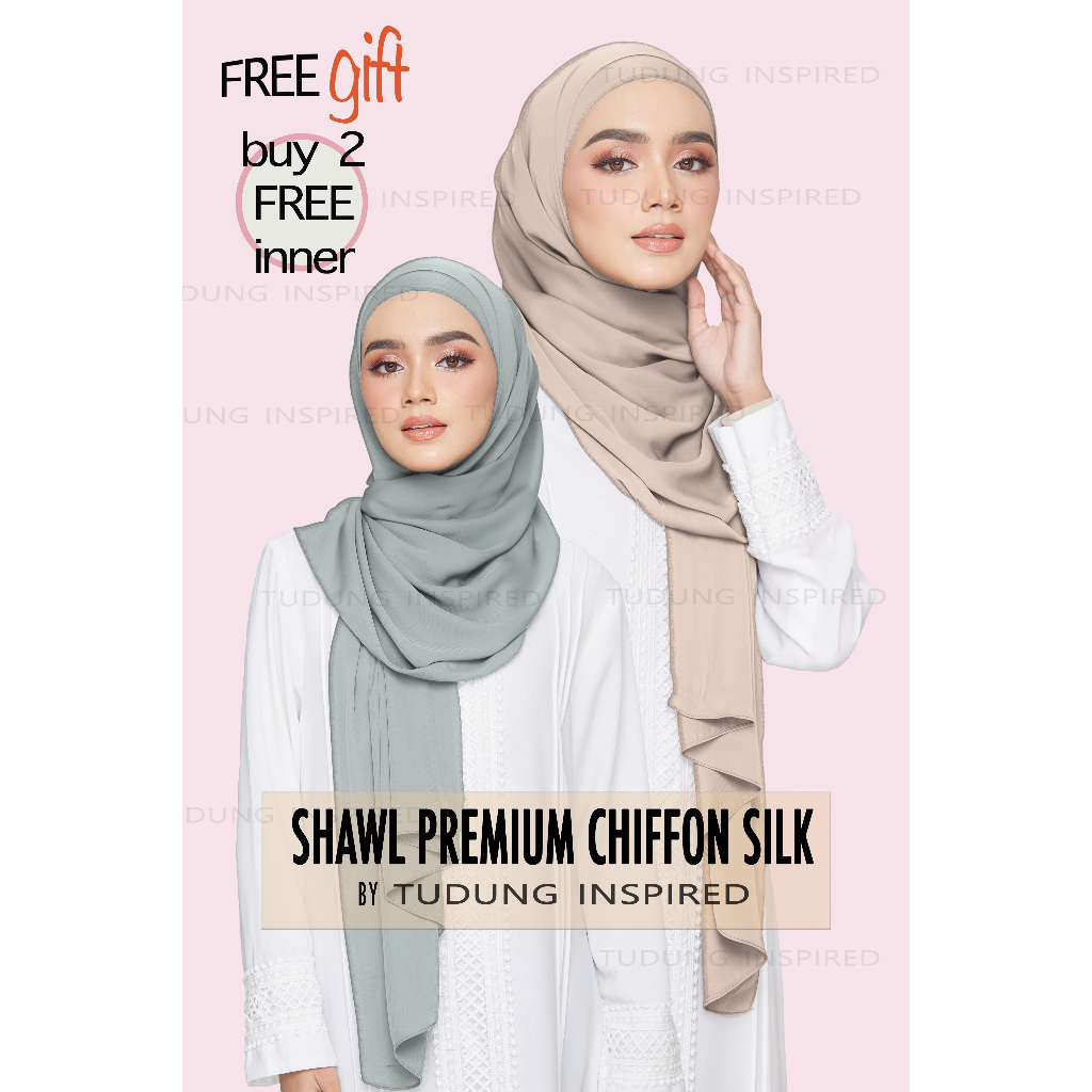 shawl premium chiffon