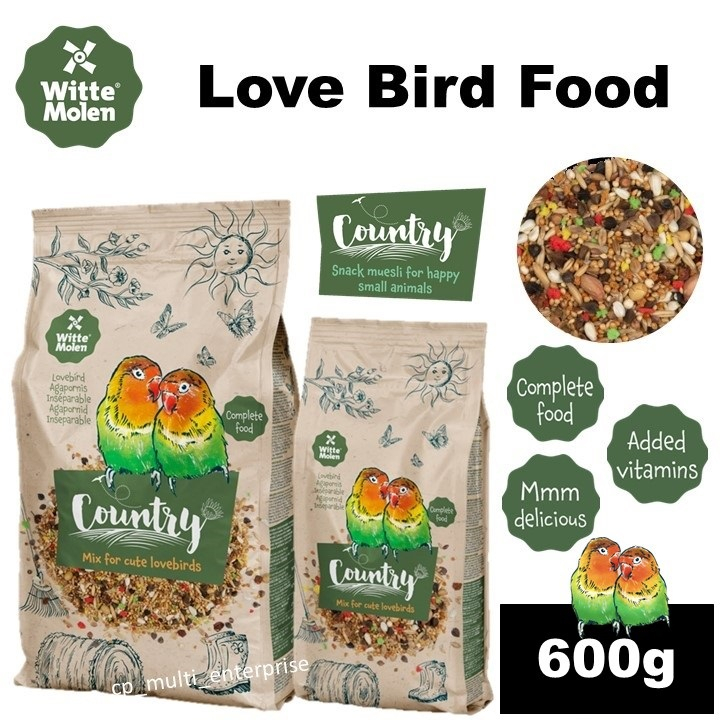 Witte Molen Country Love Bird Food (600 gram) Shopee Malaysia