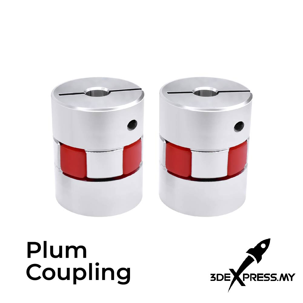Aluminum Plum Flexible Shaft Coupling D19  L25 5x5/5x6/5x8/5x10/8x8/8x10/10x10/6.35x8mm Motor Flexible Connector Coupler
