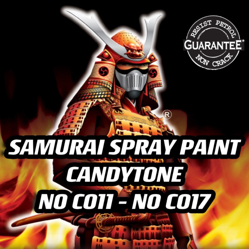 Samurai Spray Paint Candy Colour C011C017 Shopee Malaysia