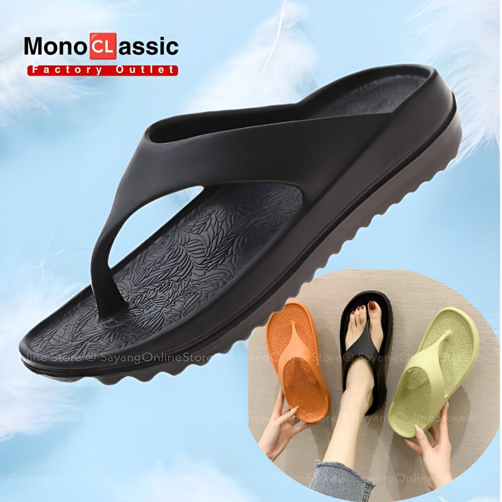 Extra Large Ladies Colourful Light Weight EVA Girl Slipper Women Casual Flip Flop Slippers Selipar Perempuan Shopee Malaysia