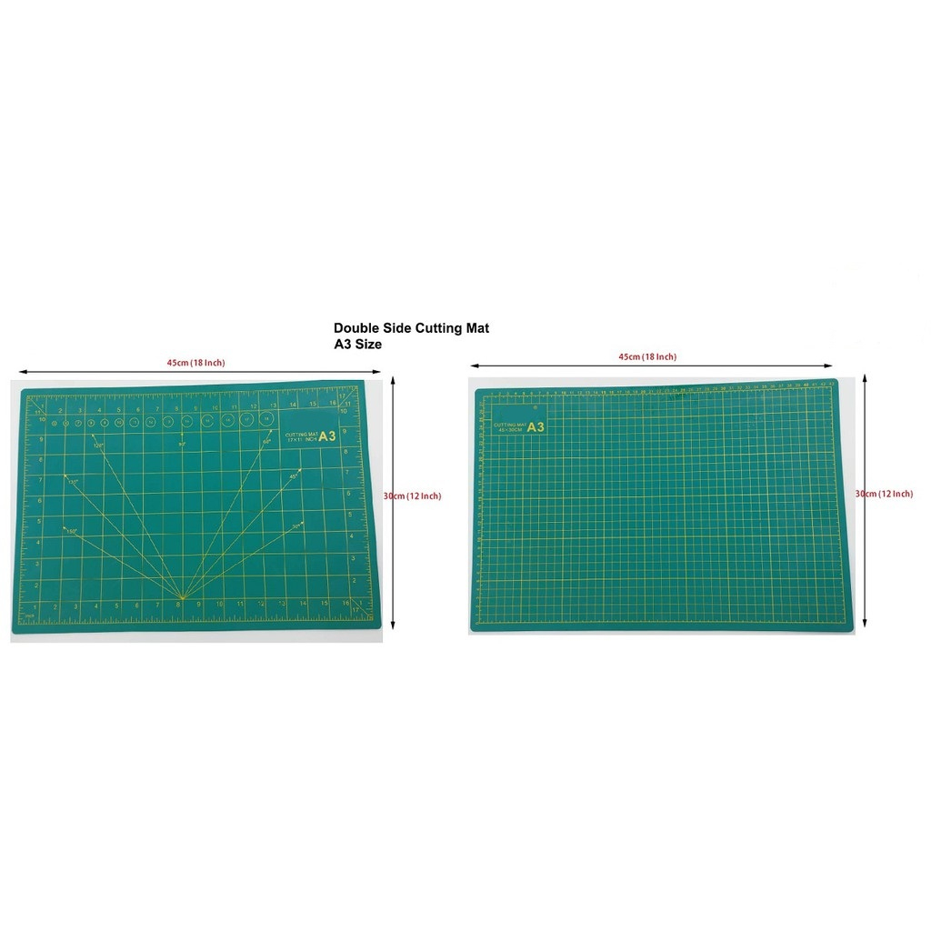 A3 Size Cutting Mat Double Sided Thickness 3mm Shopee Malaysia