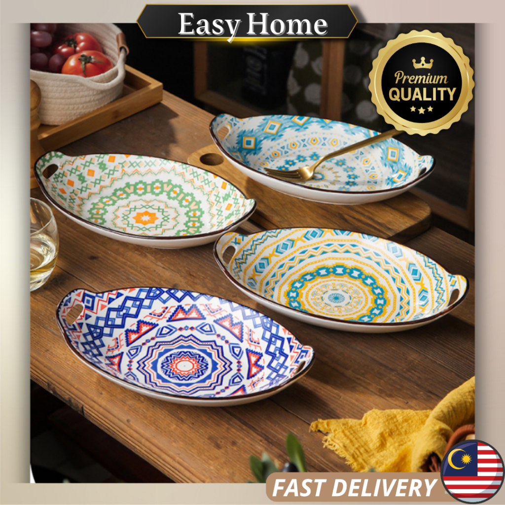 Ceramic plate oven sales