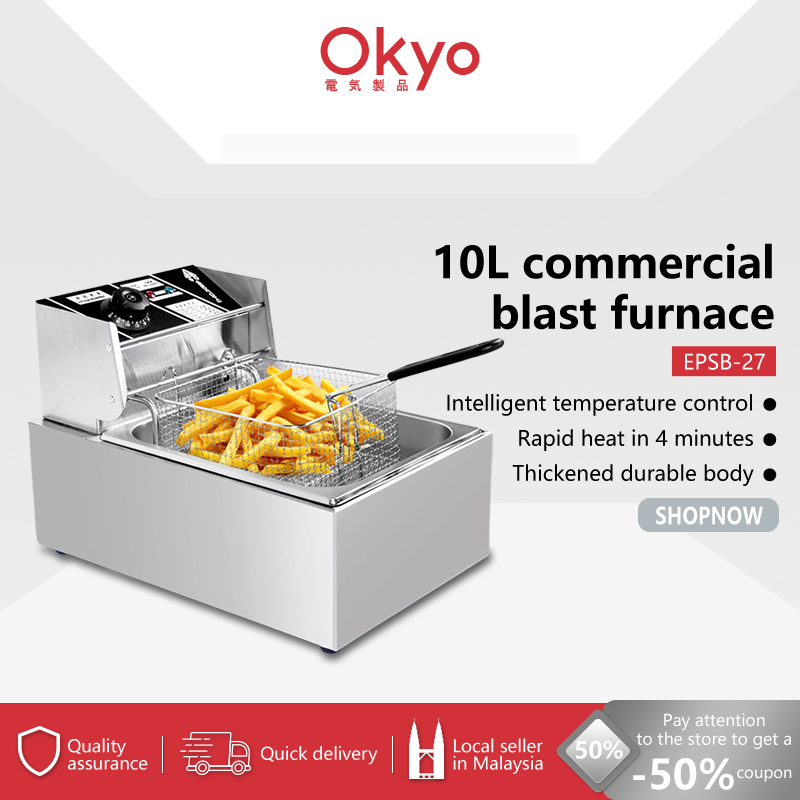 s For Sale WeChef 2500W Commercial 12L Countertop Stainless Steel Fryin ...