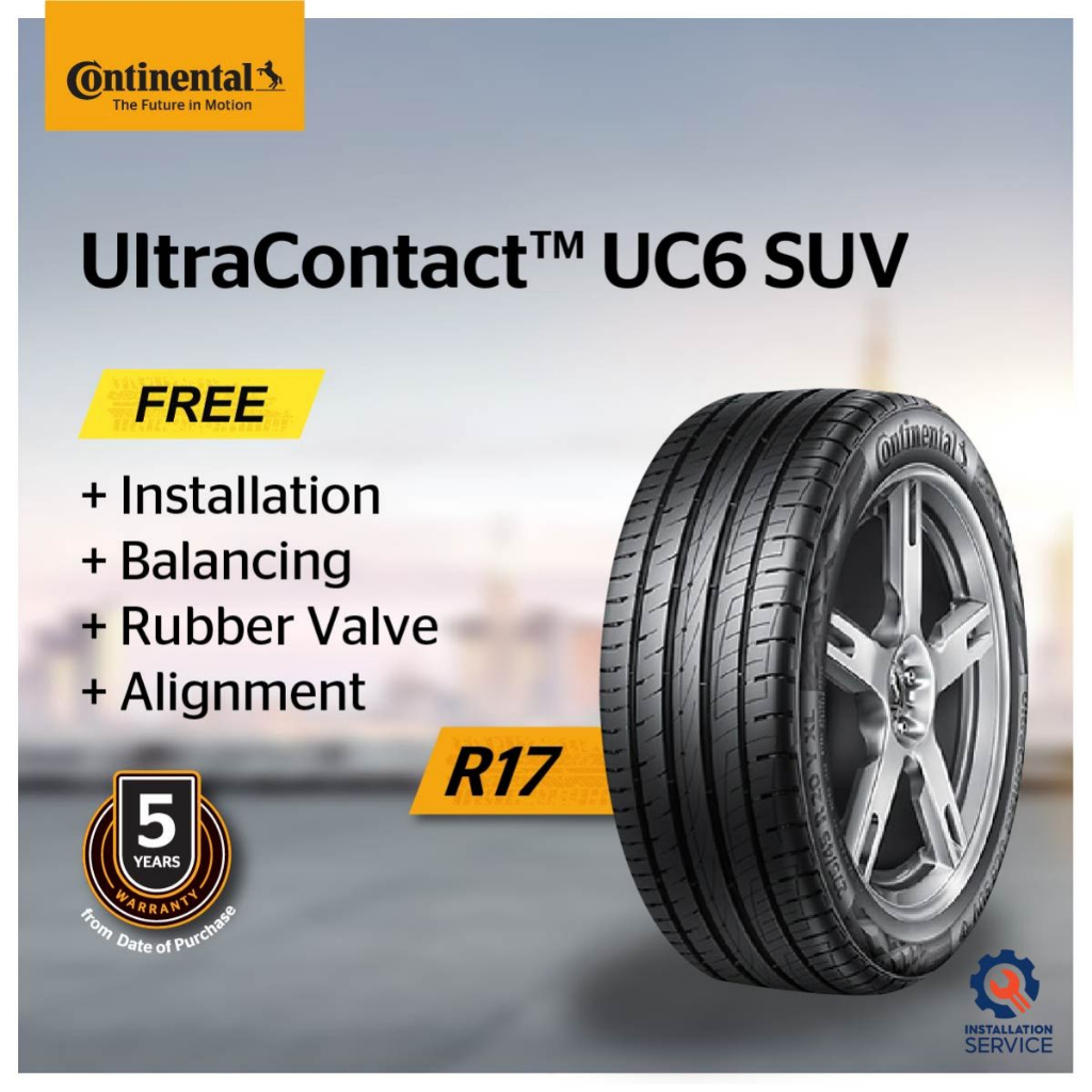 Continental UltraContact UC6 SUV R17 235/65 225/65 225/60 215/60 235/55 ...