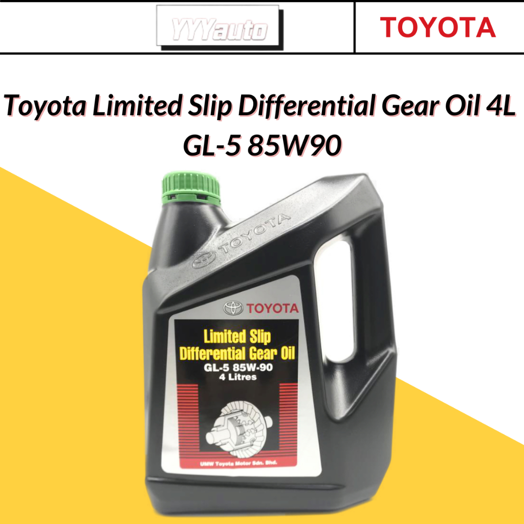 Toyota Limited Slip Differential Gear Oil Axle GL5 85W90 4 Litre LSD