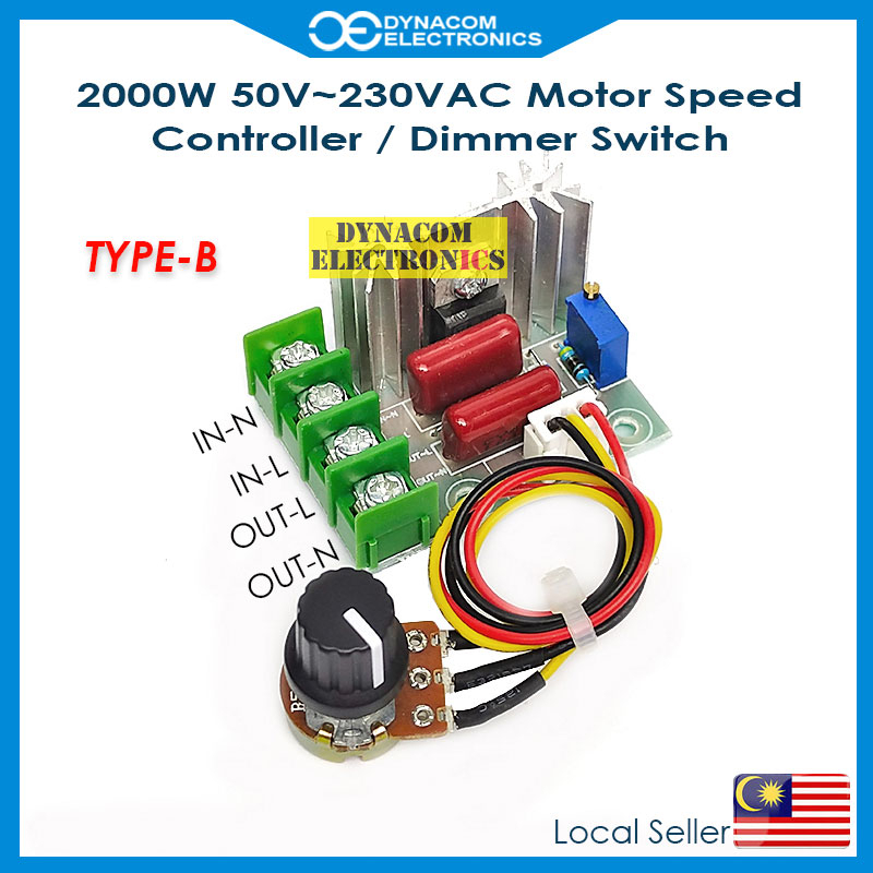 AVR2000W AC50V~230V AC Motor Speed Controller Voltage Regulator ...