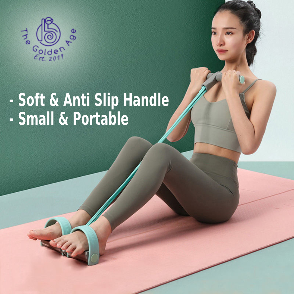 1pc Rubber Multifunctional 6-Tube Elastic Resistance Band, Abdominal