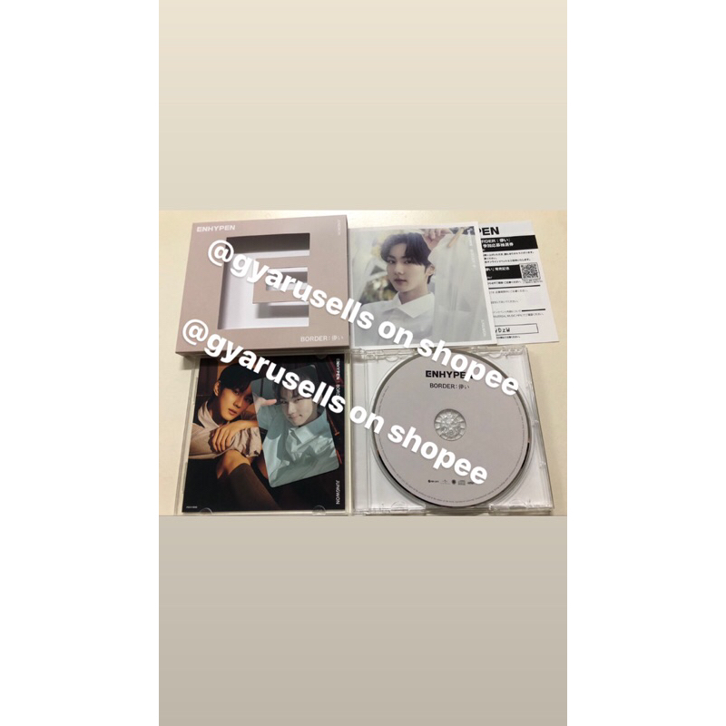 ENHYPEN BORDER HAKANAI OFFICIAL ALBUM (JUNGWON) | Shopee Malaysia