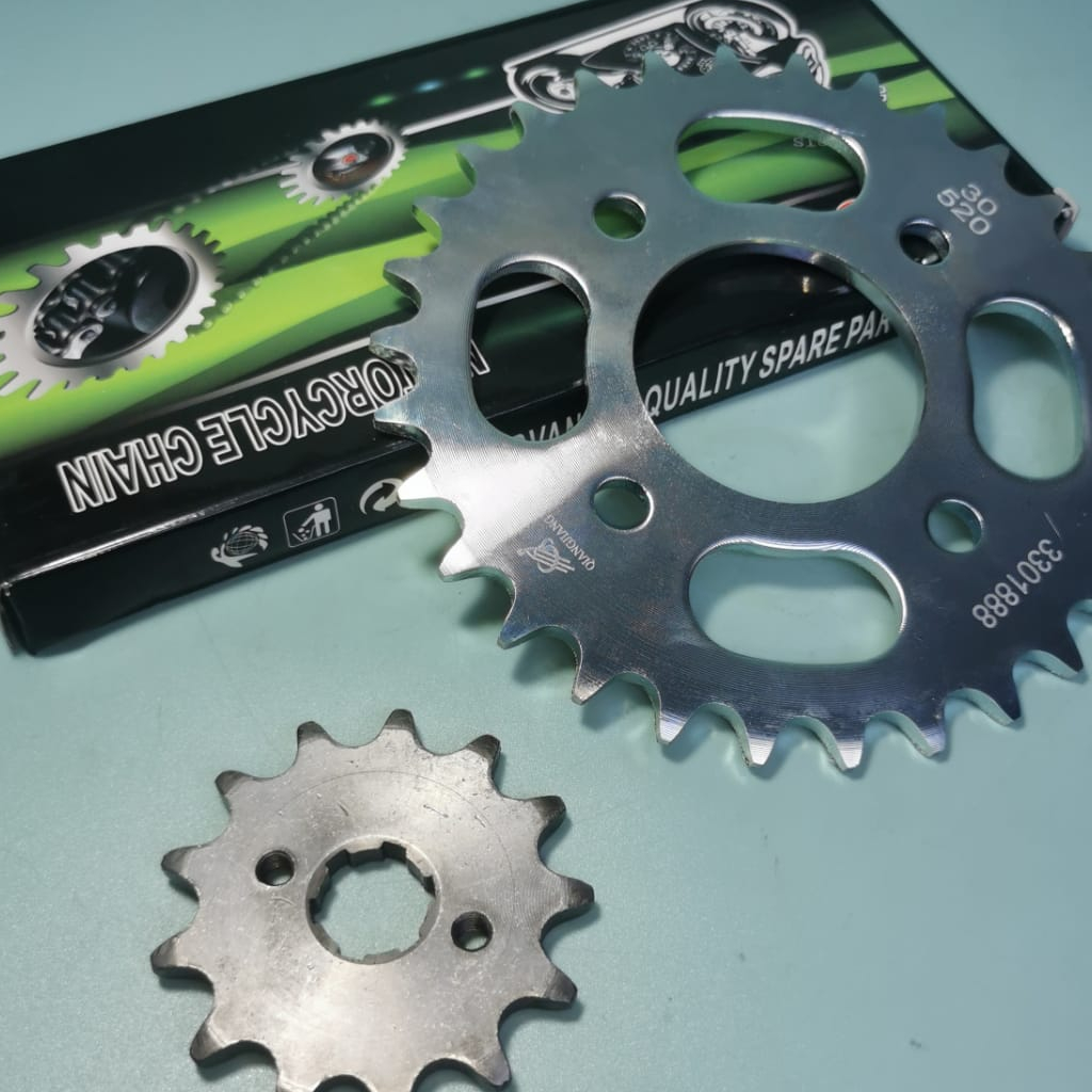 KEEWAY Patagonian Eagle 250 Sprocket Gear Set FR+RR + Chain (520H