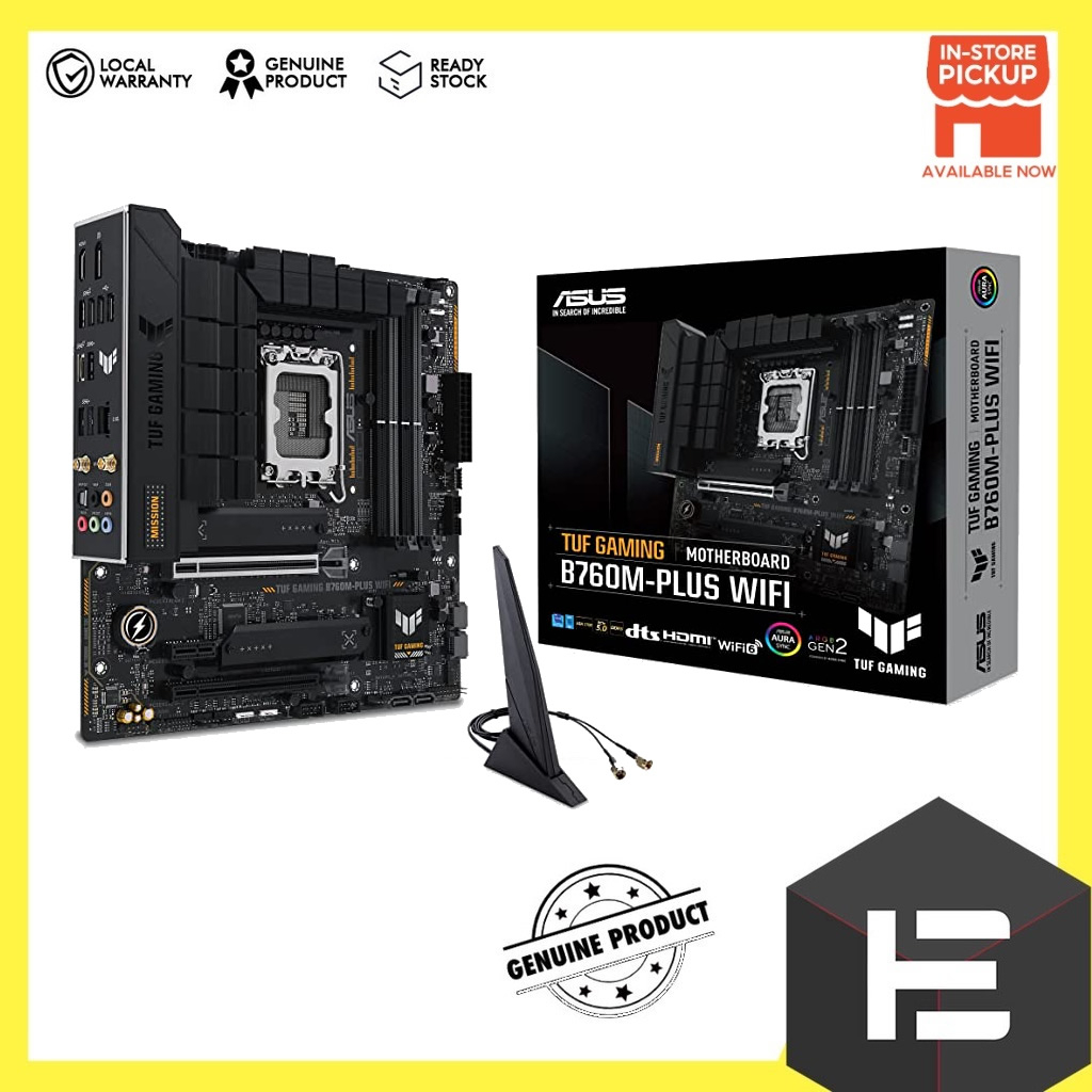 ASUS TUF Gaming B760MPlus WIFI D5 Socket 1700 Mainboard Shopee Malaysia
