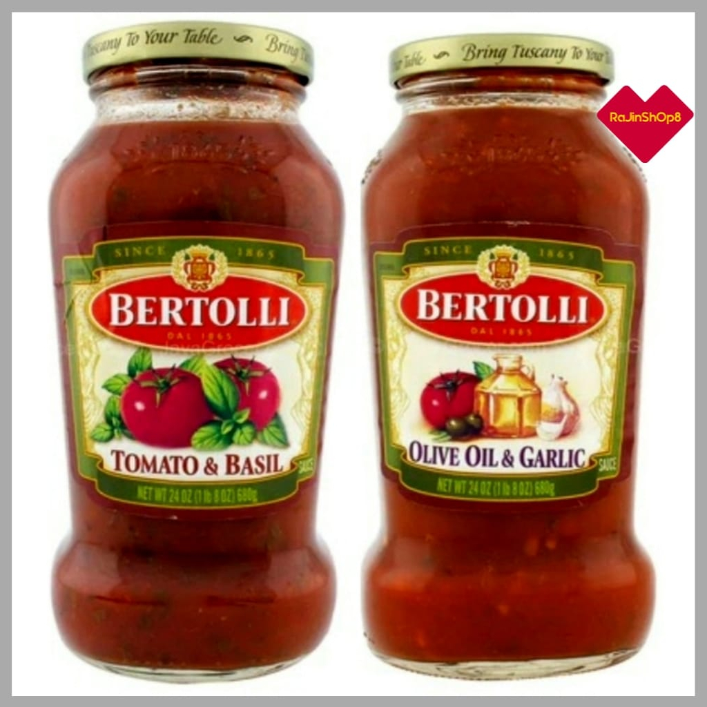 Bertolli Tomato Basil Sauce Olive Oil Garlic Sauce