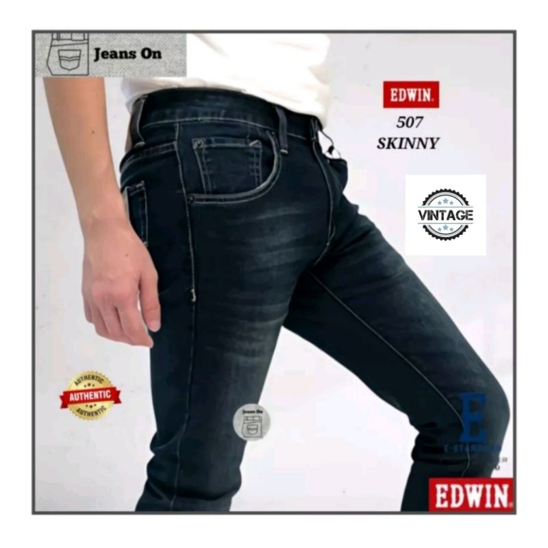 EDWIN 507 ORIGINAL SKINNY JEANS 7507-2570(INDIGO) | Shopee Malaysia