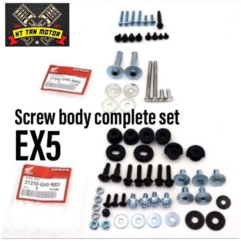 EX5/EX5 DREAM SKREW BODY SET COMPLETE OEM | Shopee Malaysia