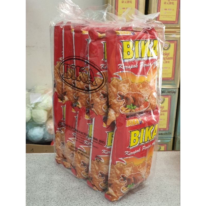 (60g x 10's) Bika 3065 Chicken Flavoured Snack Keropok Perisa Ayam ...