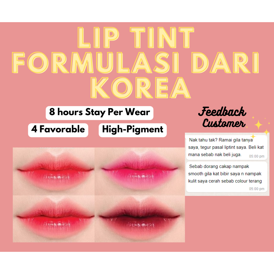 BORONG OEM LIPTINT JENAMA SENDIRI READY STOCK LIP MATTE LIP STICK LIP ...