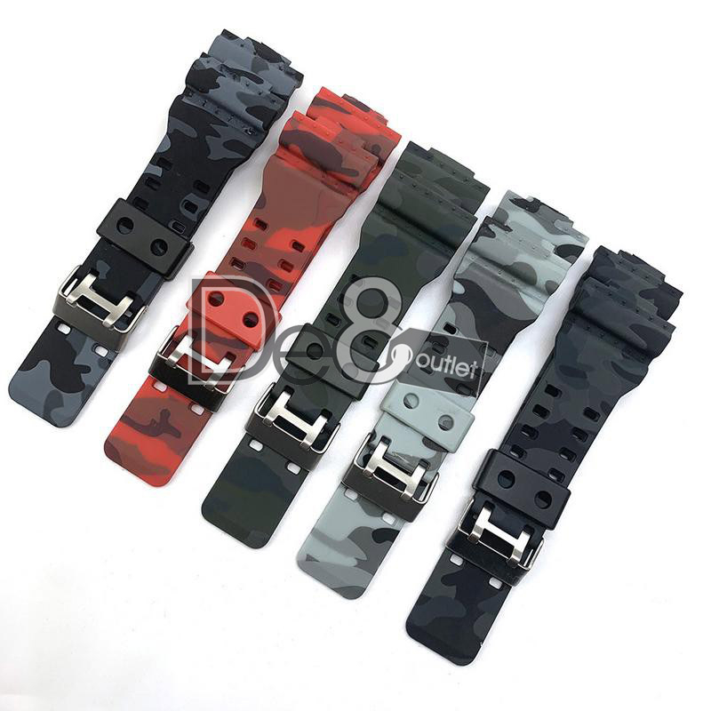 [de8] Casio G Shock Camo Watch Strap Ga 110 Gd 100 Gd 120 G8900