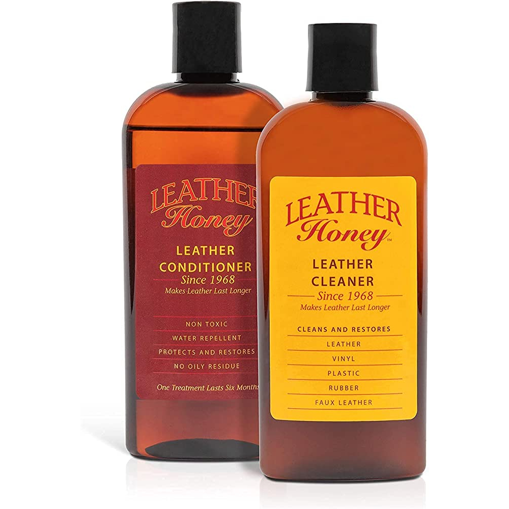 (READY STOCK) 8oz LEATHER Honey Leather Cleaner & Conditioner Kit,use