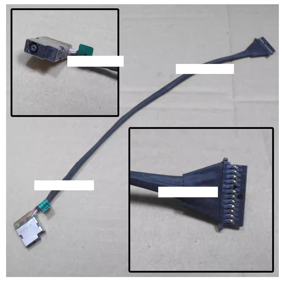 ZAHARA Cavo Jack Alimentazione CC Porta Di Ricarica Per HP Pavilion 15-eg Series – Sostituzione 9,5 Cm - 2