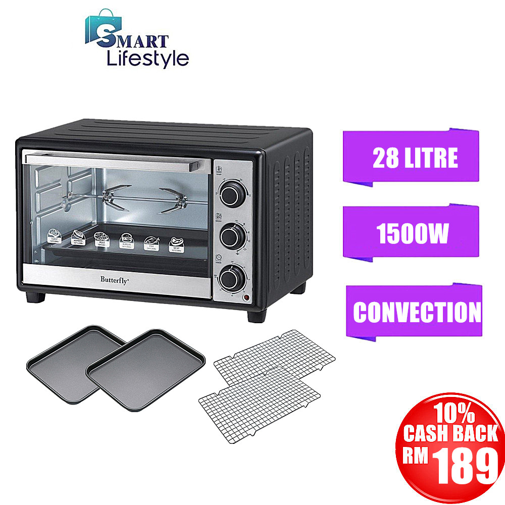 Butterfly Electric Oven (28L) BEO5229 Shopee Malaysia