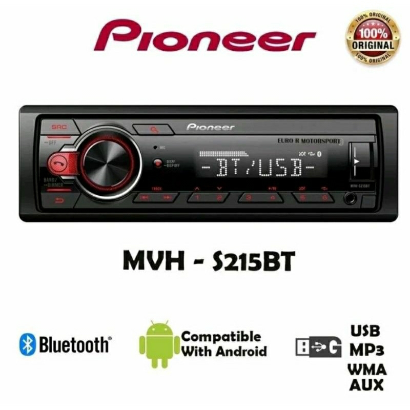 Pioneer Mvh S Bt Single Din Player Digital Media With Bluetooth Usb Shopee Malaysia