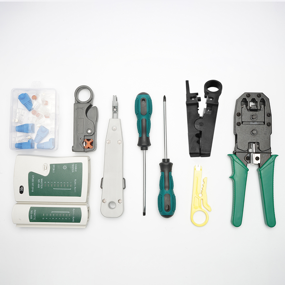 🔥Ready Stock 🔥14pcs Network Tester Repair Tool Kits Lan Tester RJ45 ...
