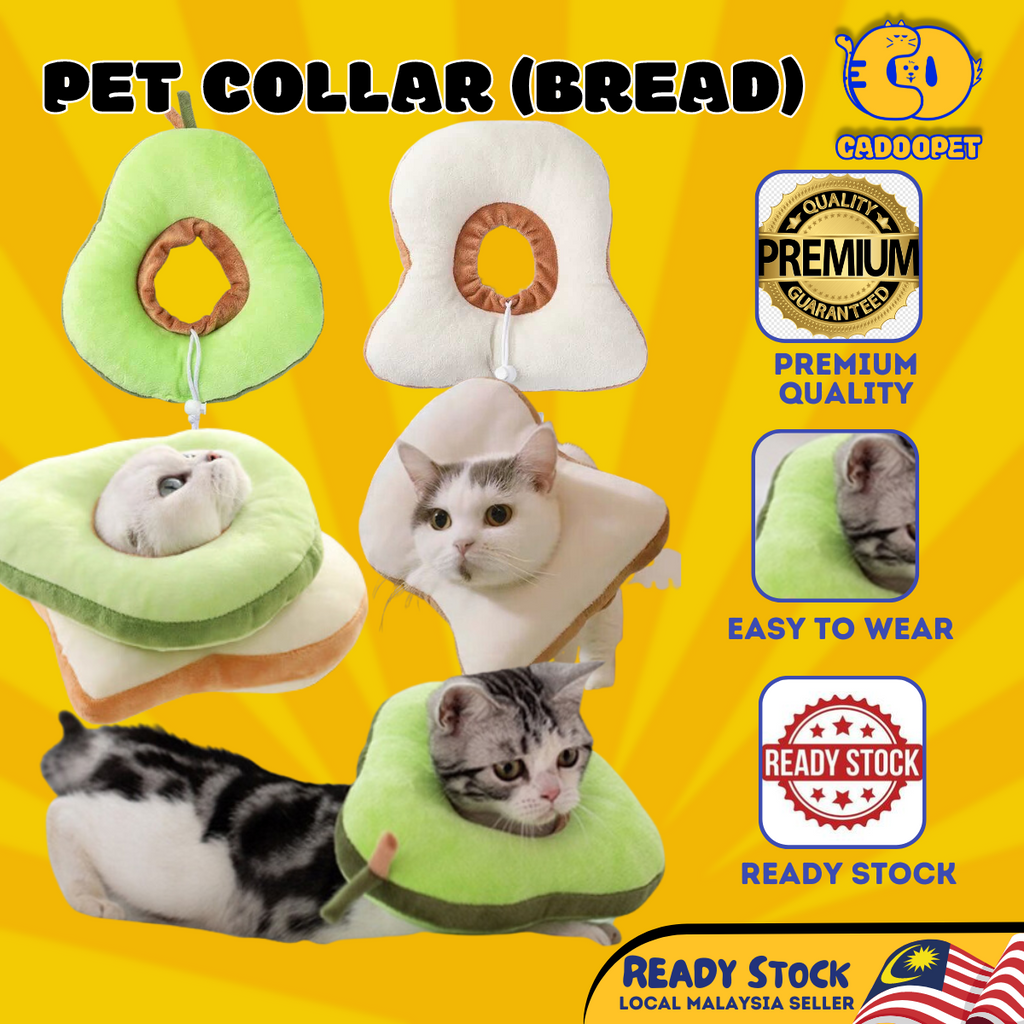 Cat Neck Collar Avacado For Recovery Cone Dog E-Collar Elizabeth Colar ...