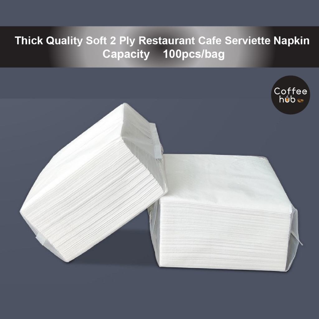 (Ready Stock) Thick Quality Soft 2 Ply Restaurant Cafe Tissue Paper ...