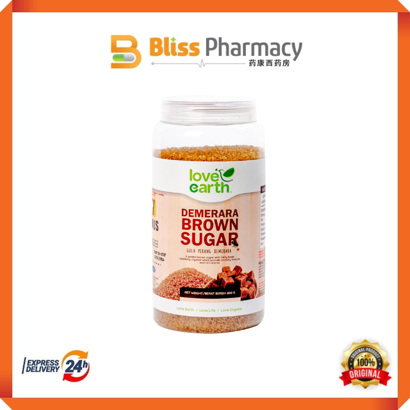 Love Earth Demerara Brown Sugar 800g | Shopee Malaysia