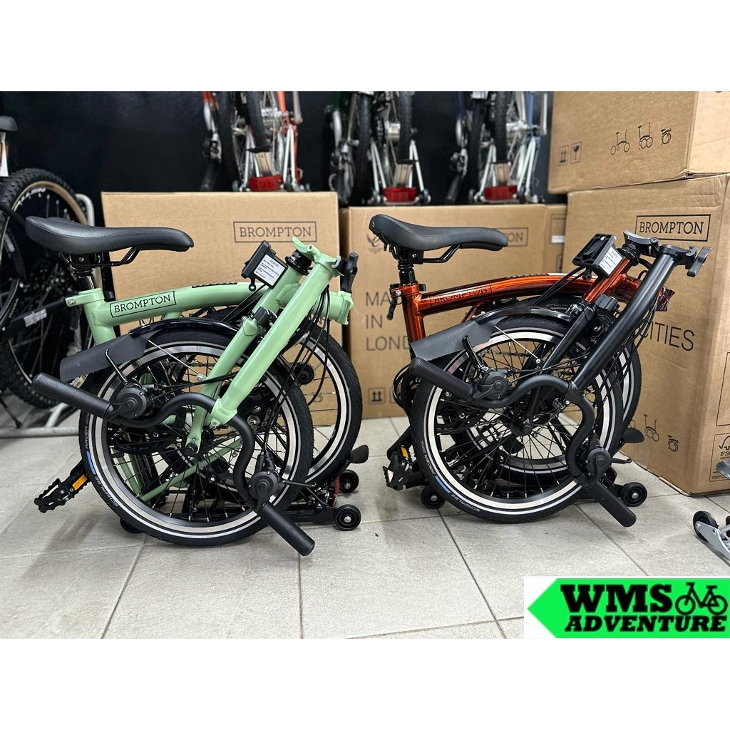 Brompton C Line Explorer Folding Bike 6 speed Black Edition Mid