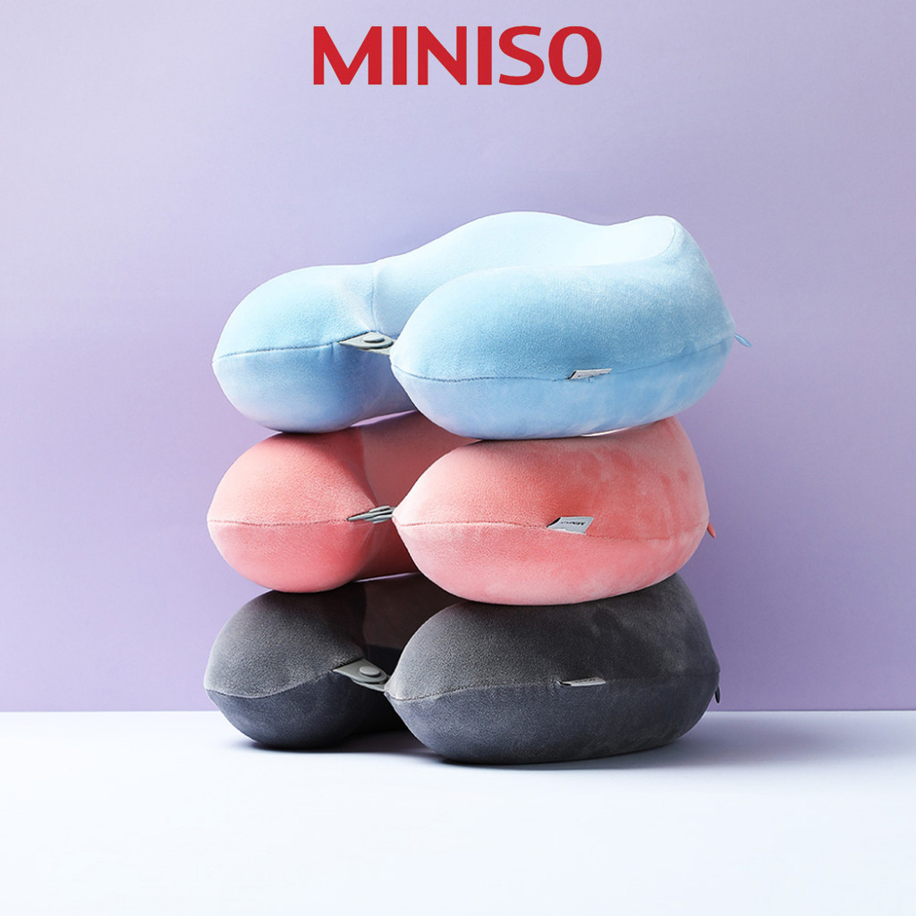 MINISO Dual Color Memory Foam U-Shaped Pillow | Shopee Malaysia