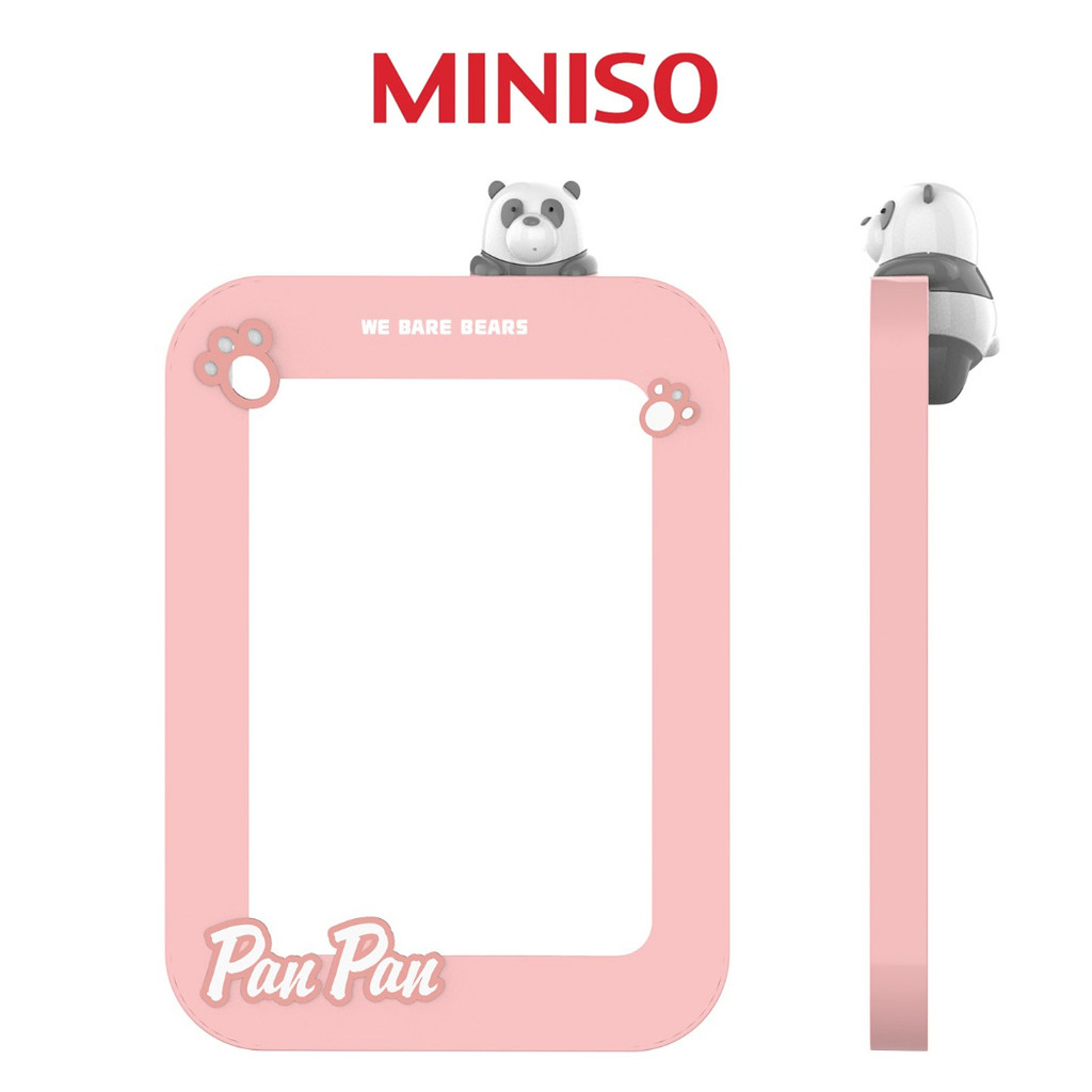 MINISO_We Bare Bears Collection 5.0 Cute Vanity Makeup Mirror | Shopee ...