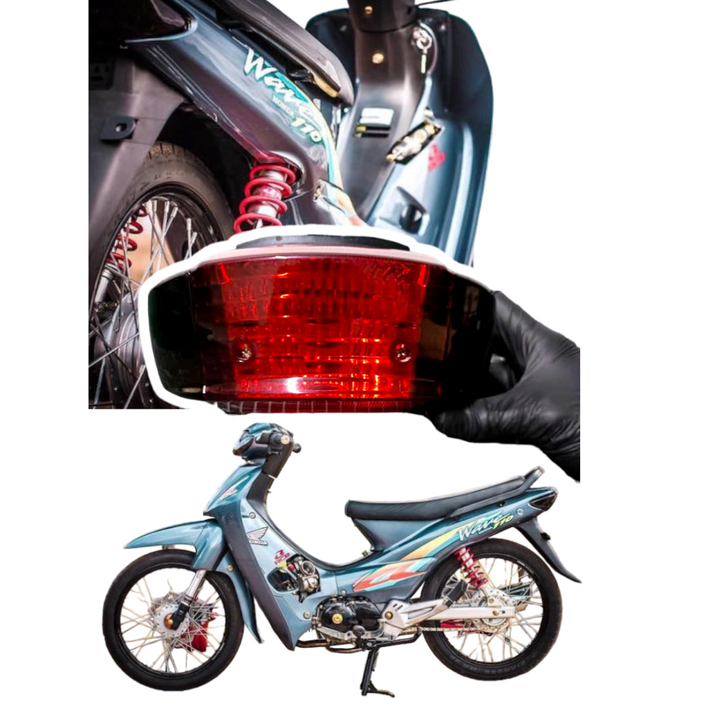 Tail lamp assy lampu belakang honda wave100 ex5 class ex5 class 1 wave ...