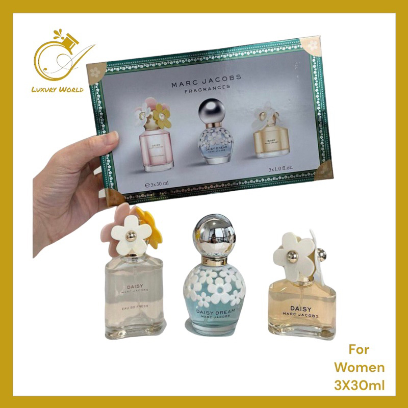 💯original 3in1 Daisy Parfum T Set 3x30ml For Women Shopee Malaysia