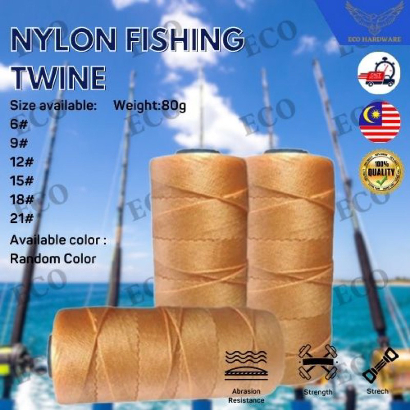 Nylon Fishing String Twine / MultiPurpose Nylon Twine Yarn/ Benang