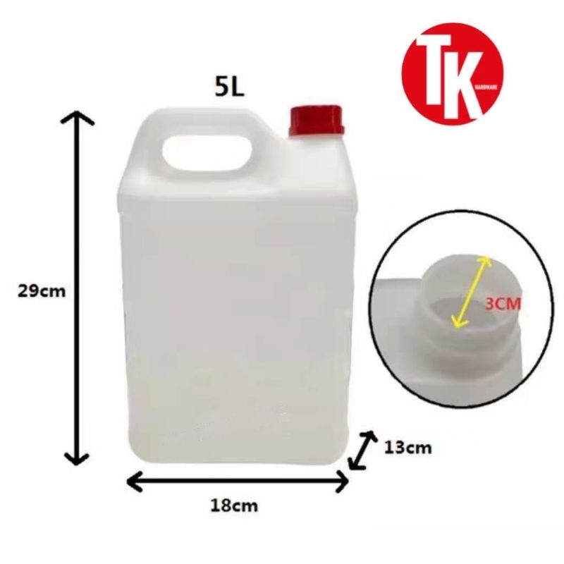 [NEW] 10L 5L Liter Jerry Can, Plastic Bottle, HDPE Container, Water ...