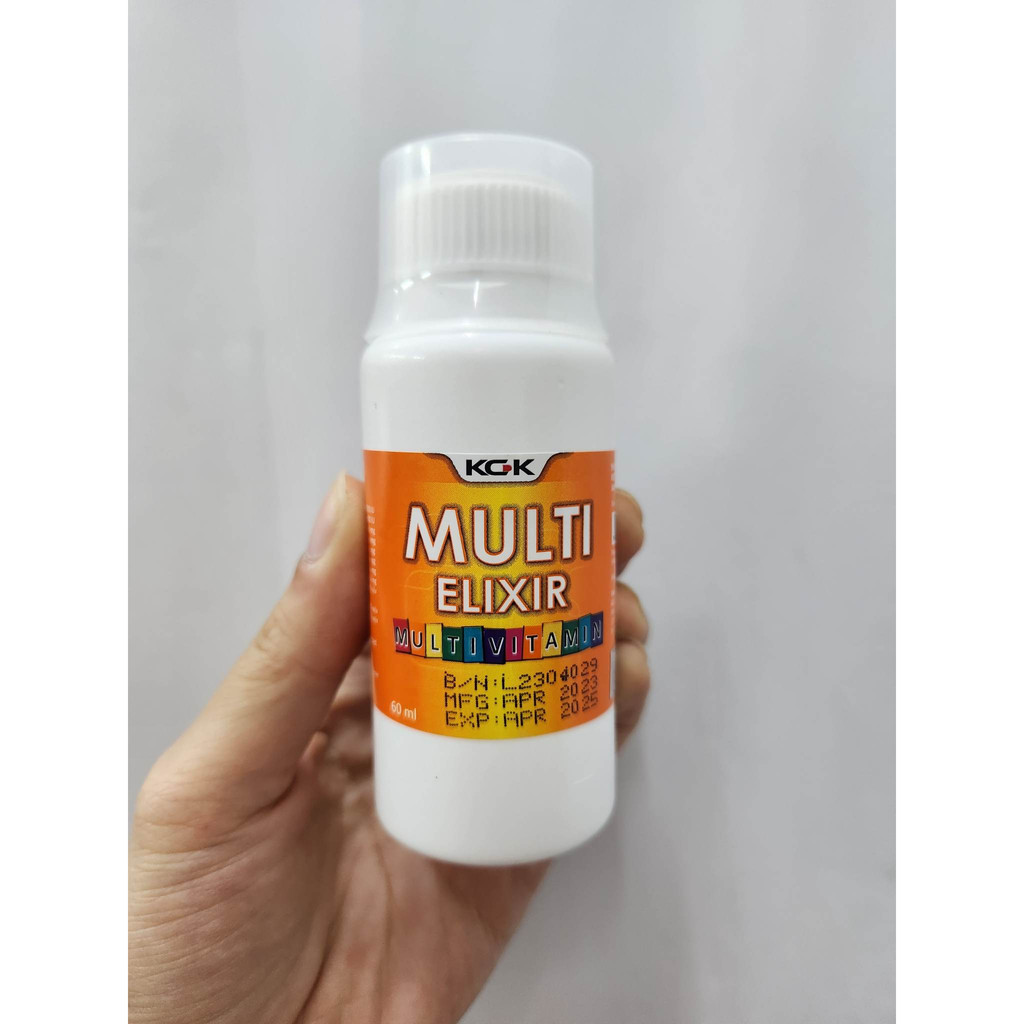 (EXP4/2025) Multi Elixir (Multivitamin) 60ml Shopee Malaysia