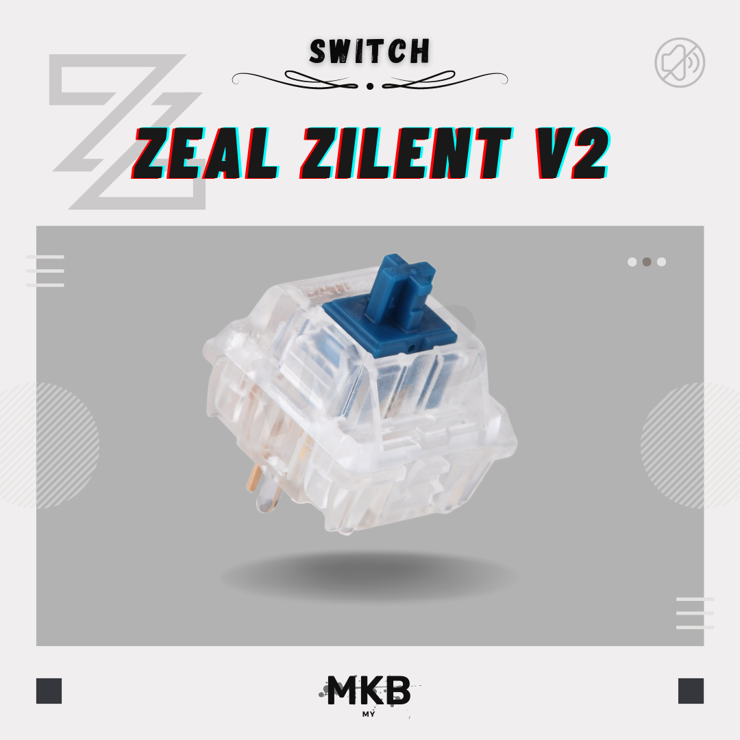 [READY STOCK] Zealpc Gateron Zilent V2 Silent Tactile Switches Switch