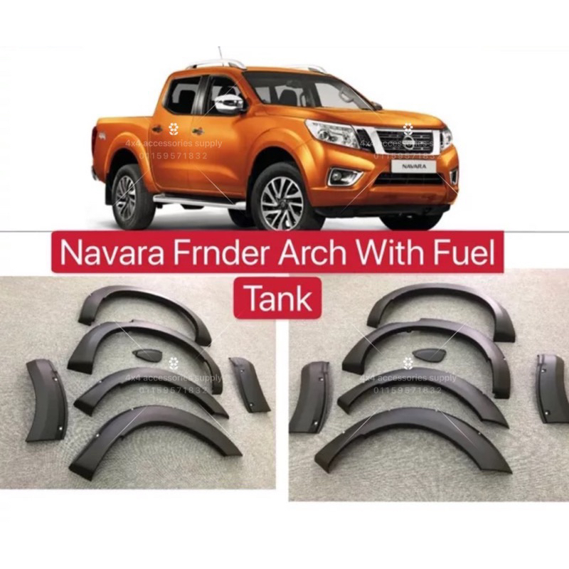 Nissan Navara Np300 20152020 Fender Arch flare flares With Fuel Tank