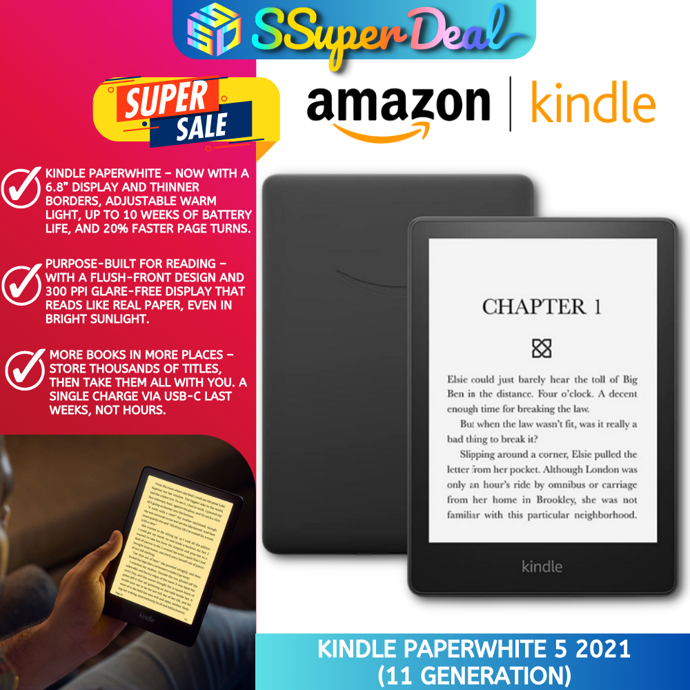 Amazon All-new Kindle Paperwhite 5 2021 (8 GB / 32GB) | Shopee Malaysia