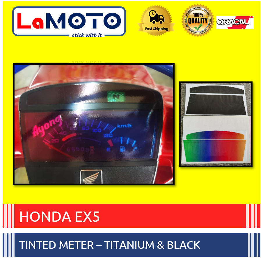 🔥Tinted Meter🔥Honda EX5 - Titanium / Black🔥Oracle Brand Premium Tinted ...