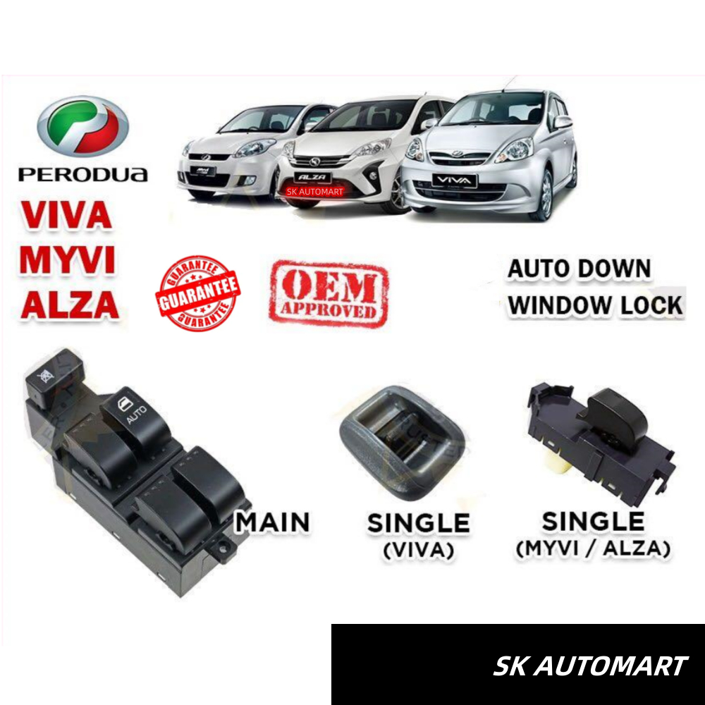 Power Window Myvi Viva Power Window Switch Power Window Alza suis power