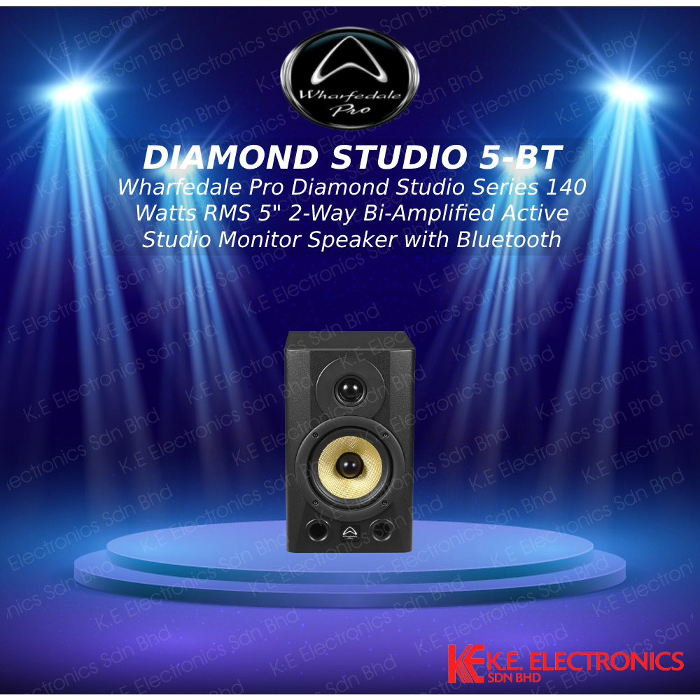 Wharfedale Pro Diamond Studio Series 140 Watts RMS 5" 2Way Bi