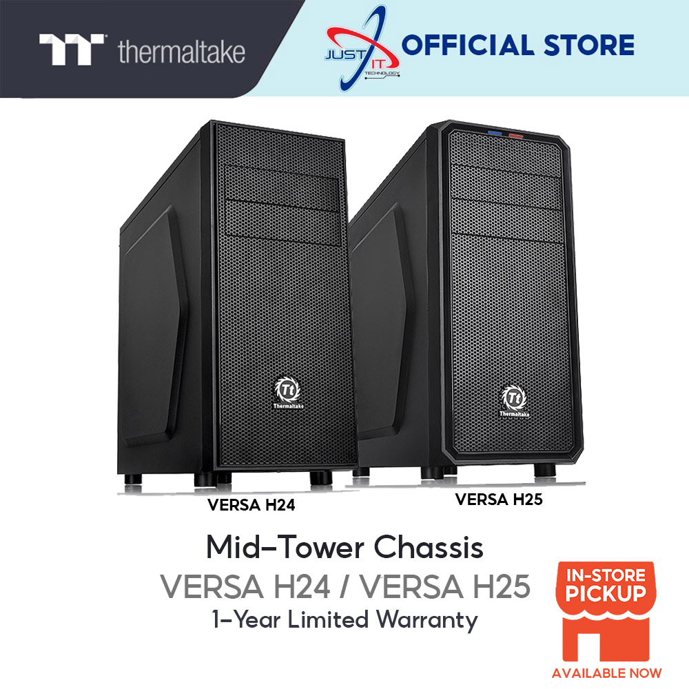 Thermaltake VERSA H24 / VERSA H25 Mid-Tower Chassis | Shopee Malaysia