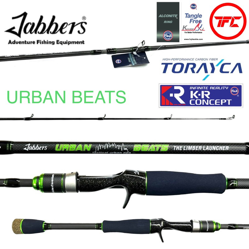 JABBERS Urban Beats The Deft Flicker Limber Launcher Baitcast