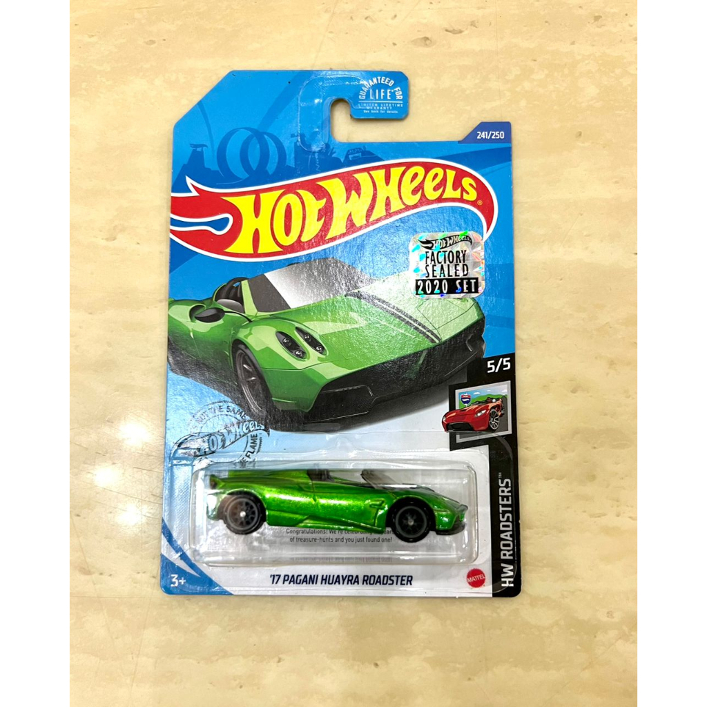 Hotwheels Super Treasure Hunt 17 Pagani Huayra Roadster Shopee Malaysia 7984