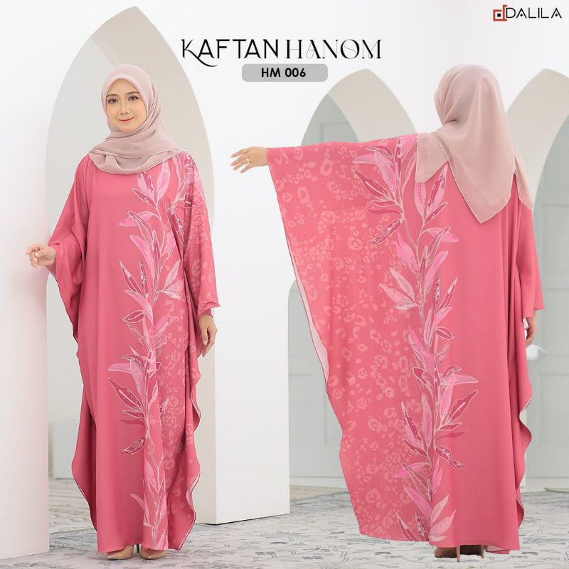 Kaftan Hanom Lengan Panjang By Dalila Kaftan Murah Kaftan Viral Kaftan