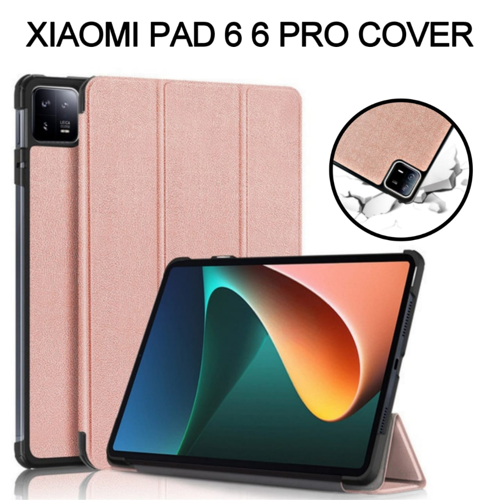 Housse Rotative 360° Avec Verre Trempé Pour Xiaomi Pad 6 / Pad 6 Pro - Doré, Marque EbestStar