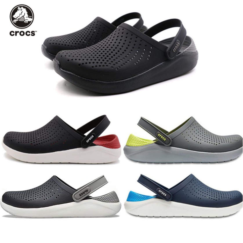 【Malaysia IN Stock】Crocs Literide Clog Spot Sandals for Men's Slippers ...